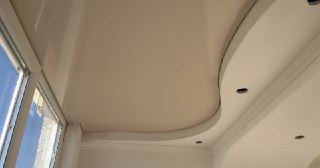 Натяжной потолок на балкон Пугачёв, цена 6345 руб.