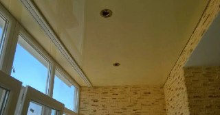 Натяжной потолок на балкон Пугачёв, цена 6345 руб.